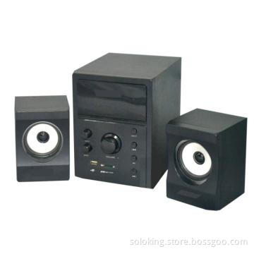 2.1 multimedia speaker system with remote